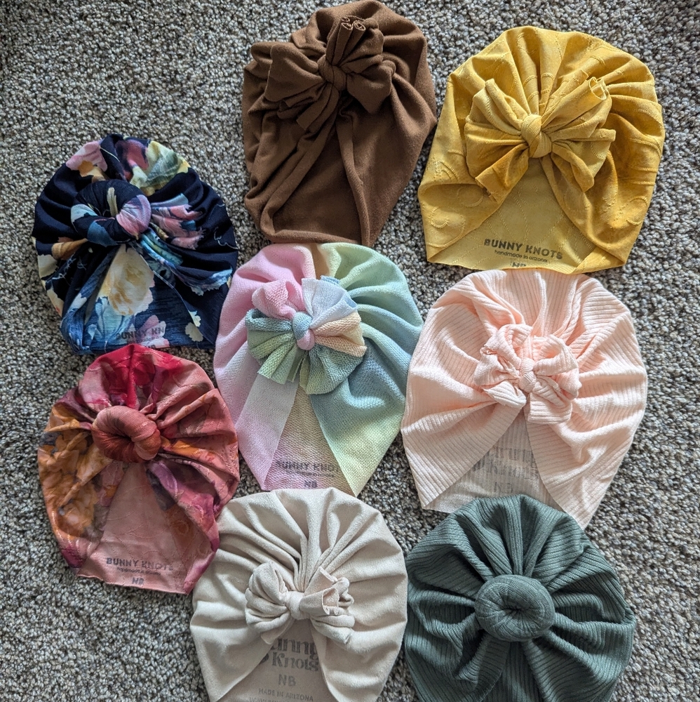 Bunny Knots Turbans Size NB